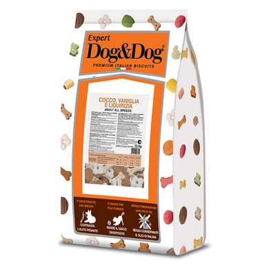 Печиво Dog&Dog Expert Coconut, Vanilla and Licorice 15kg