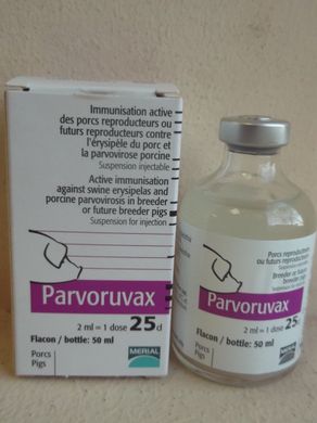 Вакцина Парворувакс 25доз 50мл (парвовірус,бешиха свиней)