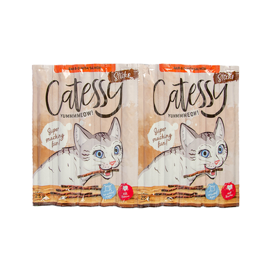 Ласощі д/котів стіки Catessy лосось 5г №10 арт.175832