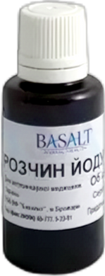 Розчин йоду 5% 50мл (Базальт)