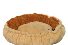 Лежак КОТиК Релакс (діаметр-60 см) бежево-коричневий